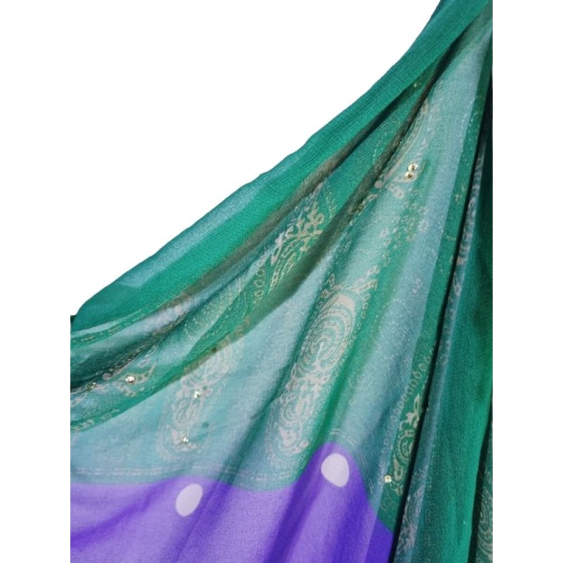 Lila muszlin kendő köves szegéllyel Lila muszlin kendő köves szegéllyel