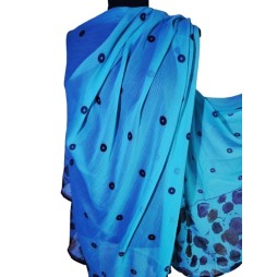 A táncoló lótusz szirmai – türkiz kék kendő A táncoló lótusz szirmai – türkiz kék kendő