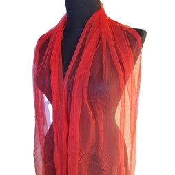 Tűzvörös fátyol a fénypontokkal