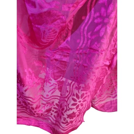 Pink flamingós Mauritius kendő