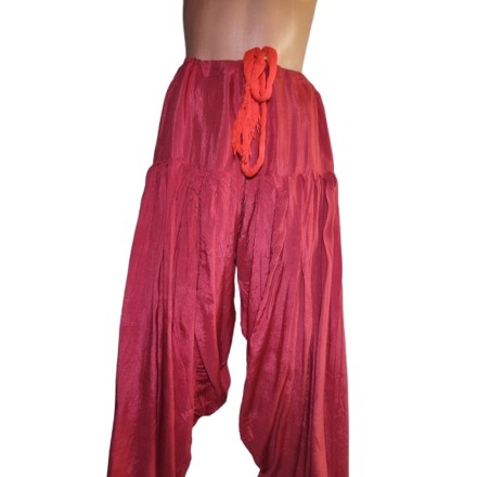 Piros keleti stílusú táncnadrág