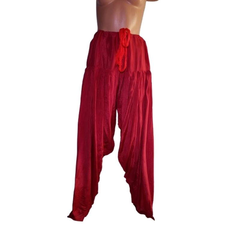 Piros keleti stílusú táncnadrág Piros keleti stílusú táncnadrág