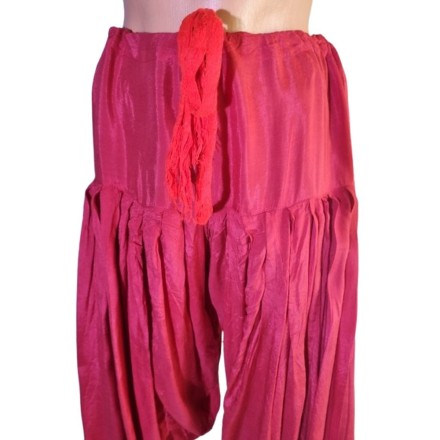 Piros keleti stílusú táncnadrág