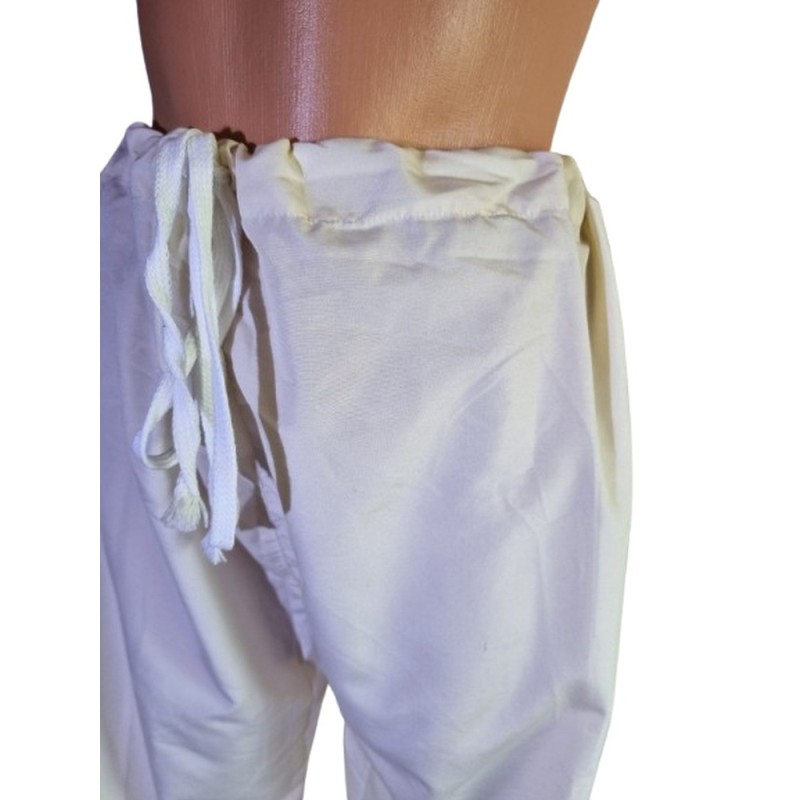 Krém színű férfi kevertszálas nadrág Krém színű férfi kevertszálas nadrág