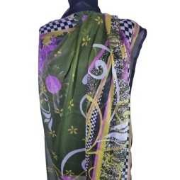 Tavaszi forgatag – színpompás muszlinkendő