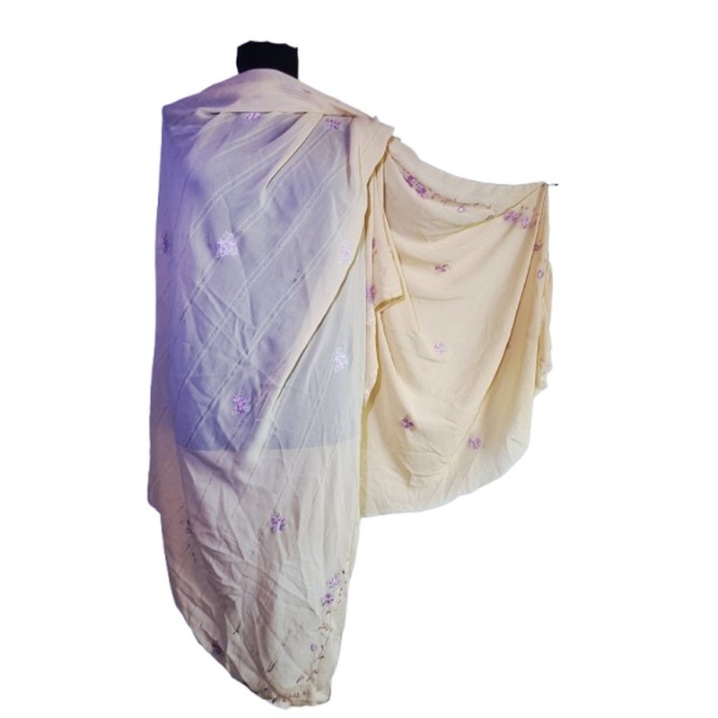 Hímzett indiai muszlin kendő