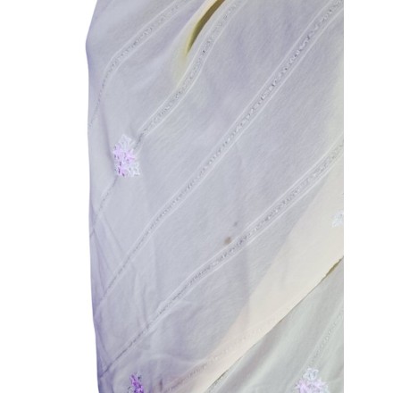 Hímzett indiai muszlin kendő