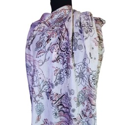 A virágok tánca: ATELIER GS poliészter kendő