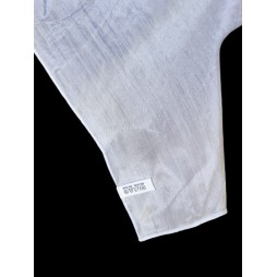 Lágy érintés hófehér hernyóselyemből