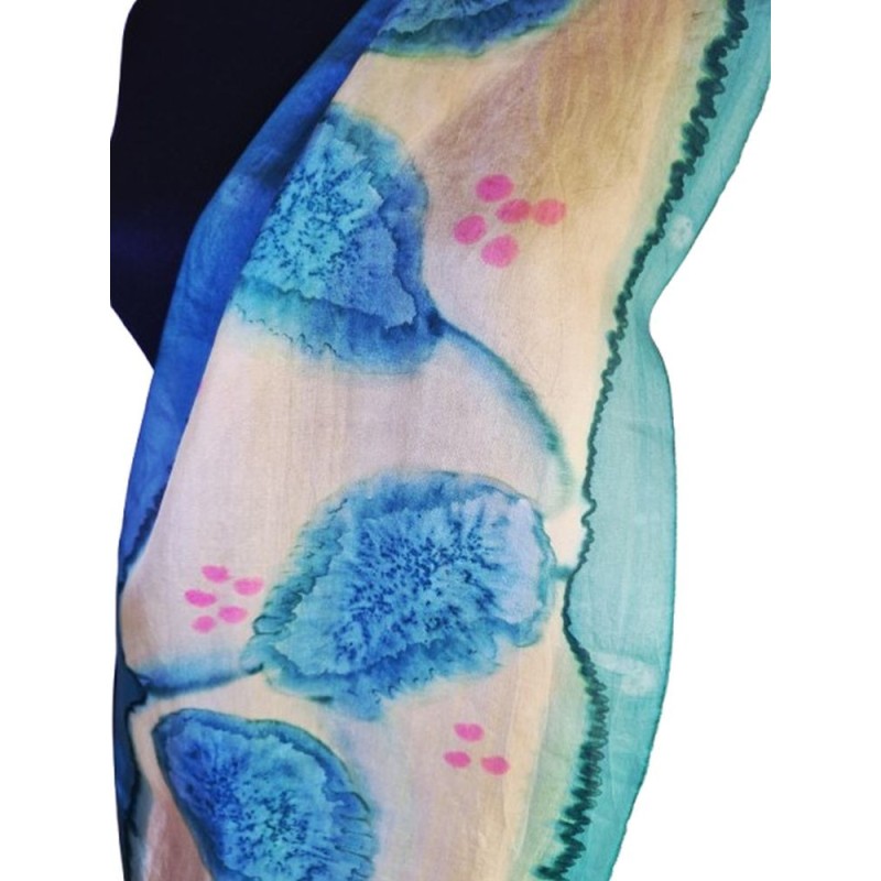 Festett hernyóselyem kendő