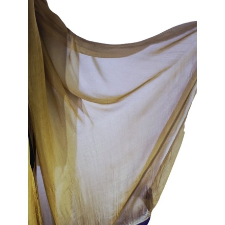 Indiai mustársárga muszlin kendő