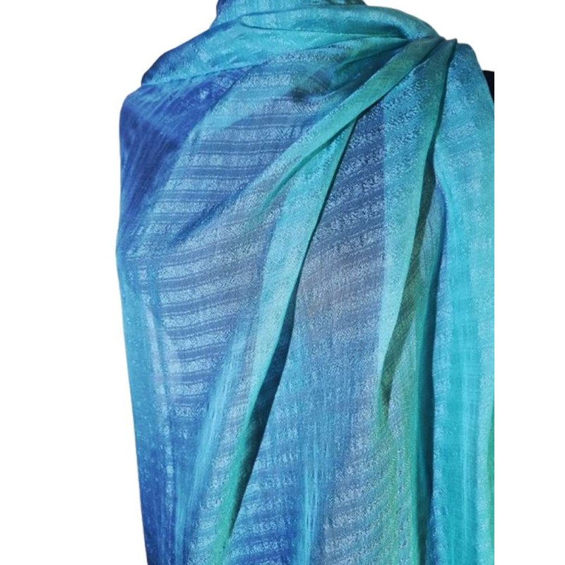 Türkiz nagy kendő spirituális stílusban