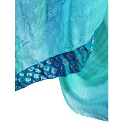 Az óceán varázsa – légies türkiz kendő