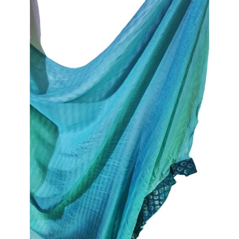 Türkiz nagy kendő spirituális stílusban