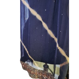 Fekete éjszaka kövei – ragyogó taft kendő