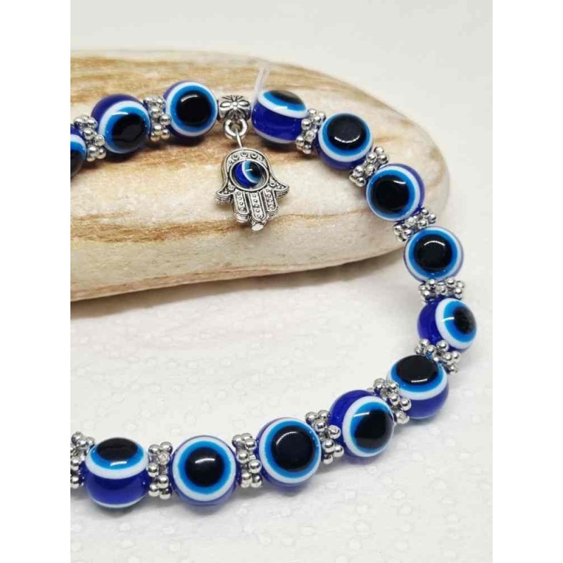 Hamsa szem bokalánc védelmező Hamsa szem bokalánc védelmező