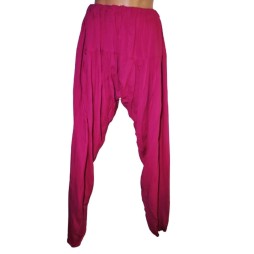 Pink pamut indiai nadrág