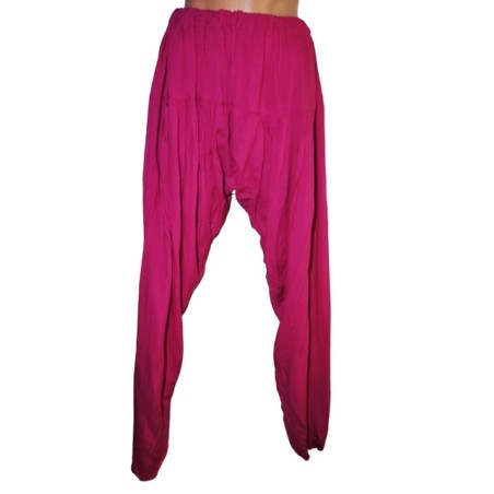 Pink pamut indiai nadrág