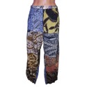 Színes patchwork hippie nadrág