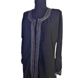 Éjszaka fénye – fekete flitteres abaya