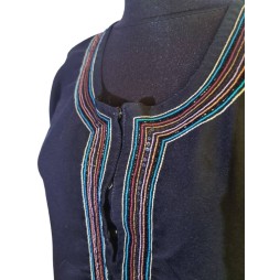 Éjszaka fénye – fekete flitteres abaya
