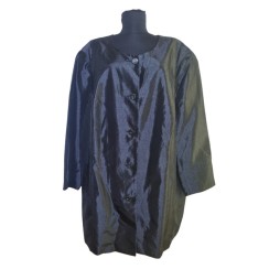 Éjfény – elegáns fekete blézer zsebekkel 60-62-es méret