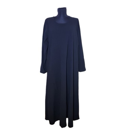 Fekete abaya zsebekkel – elegáns, letisztult fazon