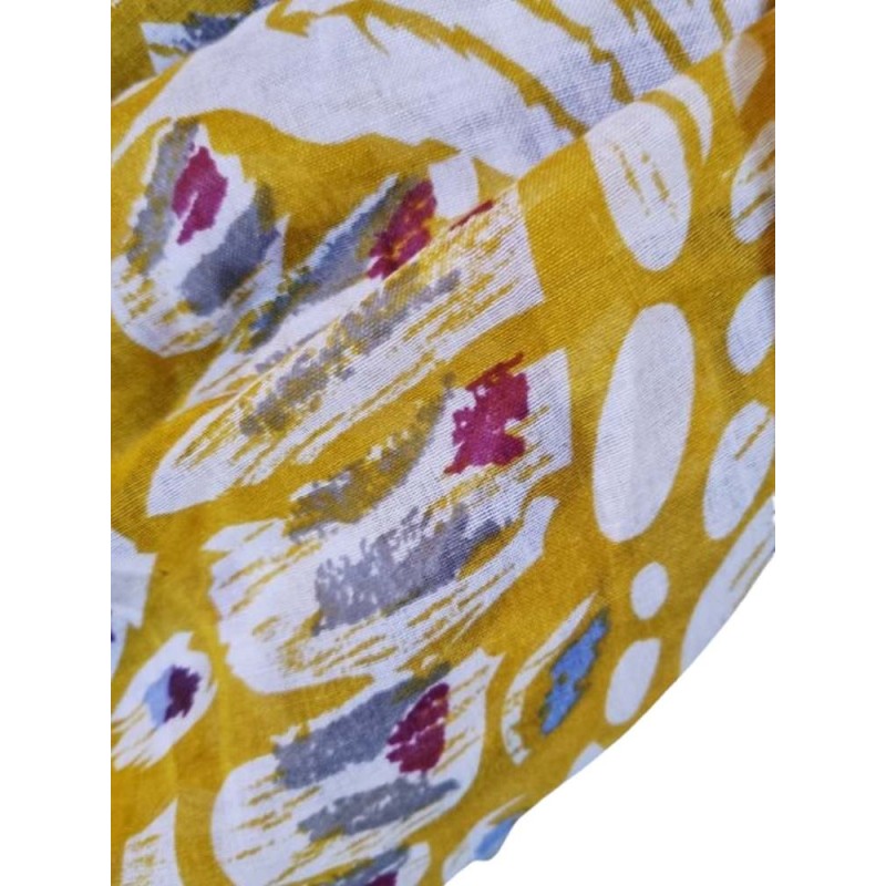Aranyló mintás kevertszálas körsál – 180x86 cm Aranyló mintás kevertszálas körsál – 180x86 cm