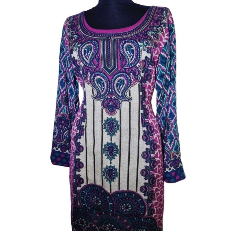 Színes mintás hosszú ujjú felső Színes mintás hosszú ujjú felső