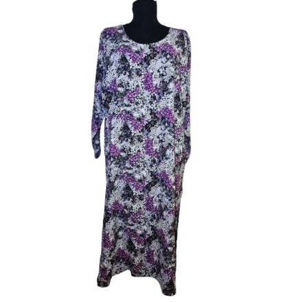 Színes virágmintás hosszú felső