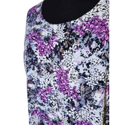 Virágos harmónia – hosszú, színes felső Virágos harmónia – hosszú, színes felső