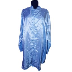 Égkék harmónia – kínai stílusú kevertszálas kabát