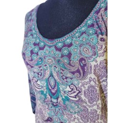 Tengerlélek – mintás kevertszálas felső