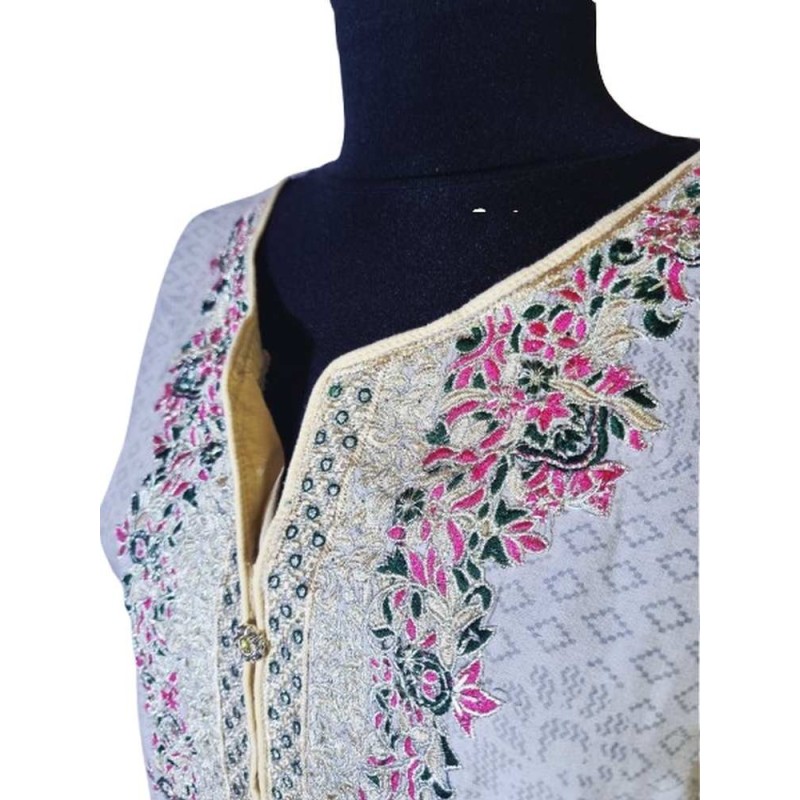 Hímzett indiai pamut felső Hímzett indiai pamut felső