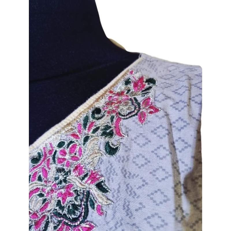 Hímzett indiai pamut felső Hímzett indiai pamut felső