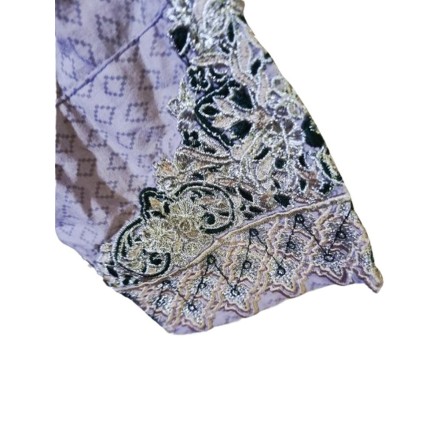 Hímzett indiai pamut felső