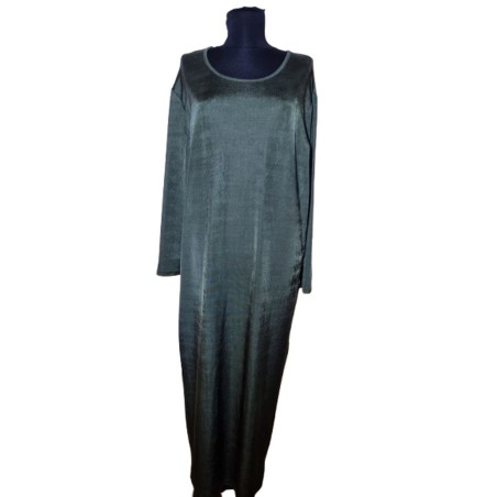 Zöld gumis abaya L-es