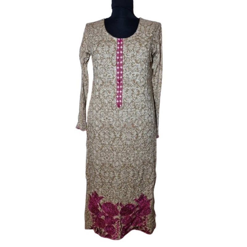 Hímzett indiai női pamut felső