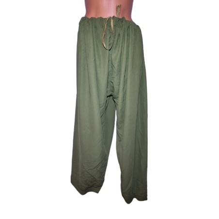 Zöld kötős női nadrág