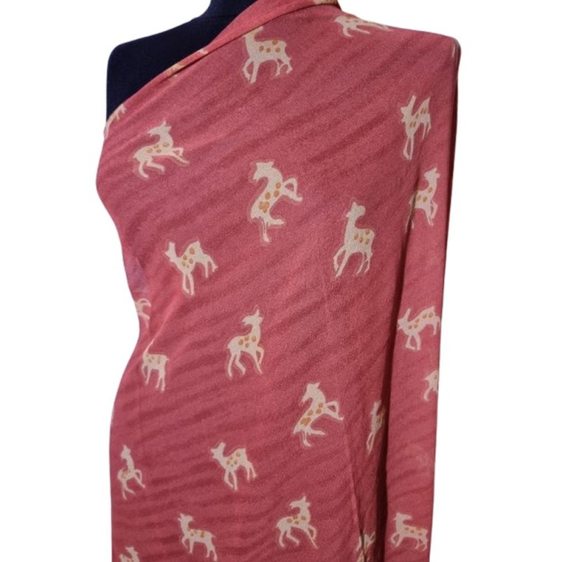 Színes indiai viszkóz kendő