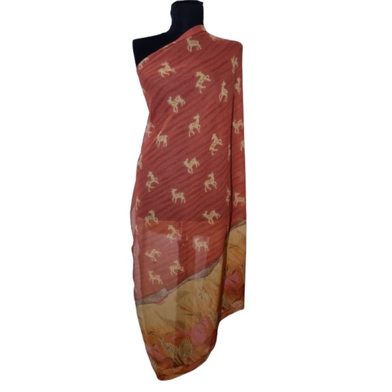 Színes indiai viszkóz kendő