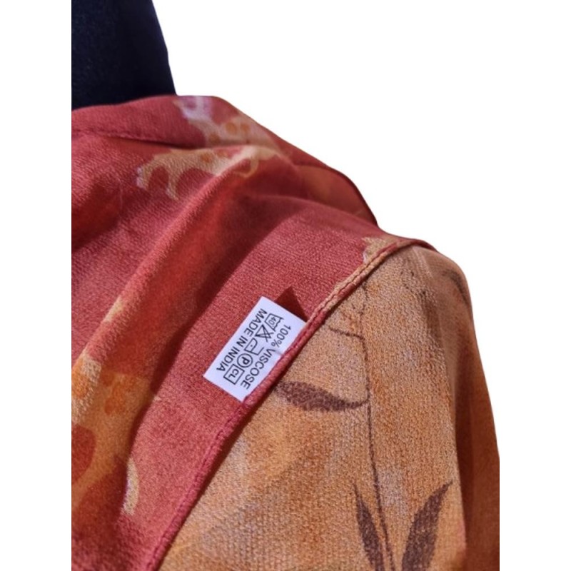 Színes indiai viszkóz kendő