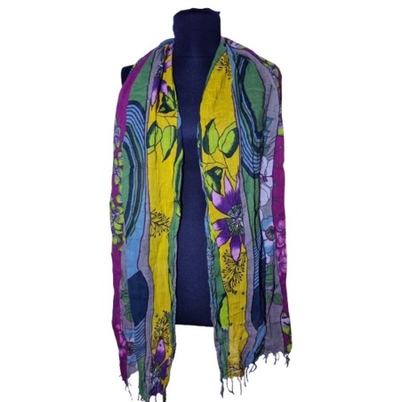 Sokszínű pamut kendő