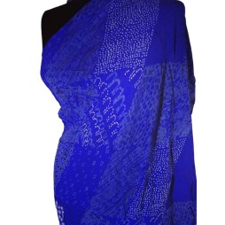 Kék indiai hangulatú kendő