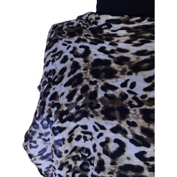 Vad ritmus és puha érintés – mintás pamut vállkendő