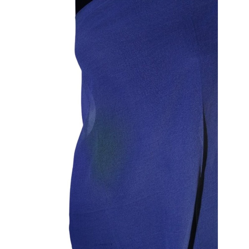 Kék-zöld könnyű kendő légies eséssel